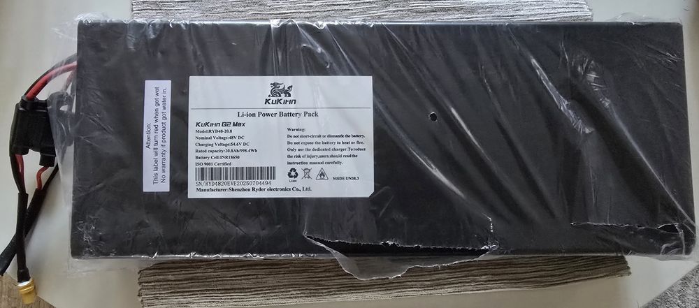 Bateria KuKirin g2 max