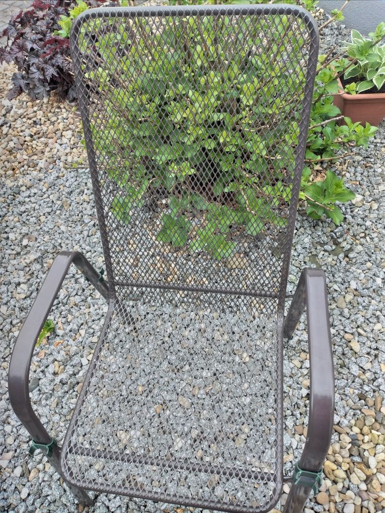 Krzesła ogrodowe,metalowe malowane proszkowo