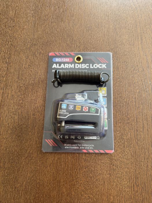 Замок на гальмівний диск Alarm disk lock