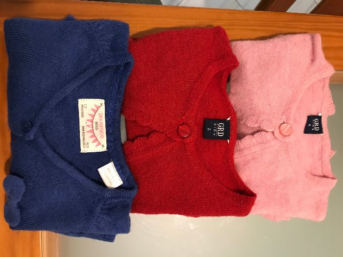 Casacos Mayoral e Zara 2 anos em bom estado