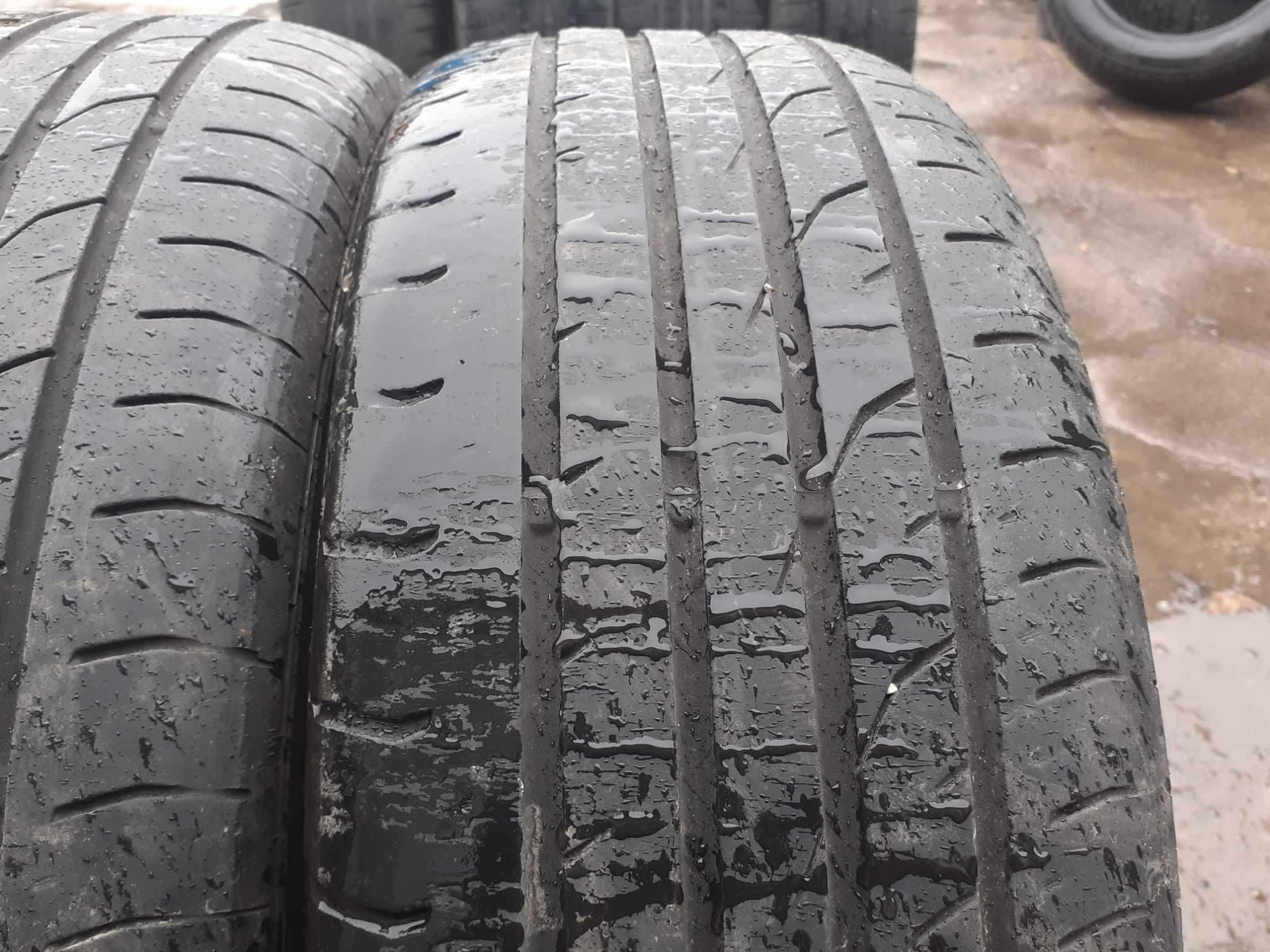 2x używane opony letnie 205/55 R16 CONTINENTAL 4.5mm - Możliwy montaż