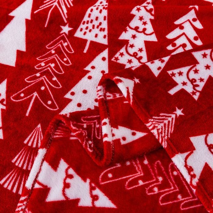 Koc Świąteczny 200x220 narzuta na łóżko kanapę sofę Mikrofibra Donato