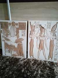 Egipt obrazy gipsowe 50/60cm