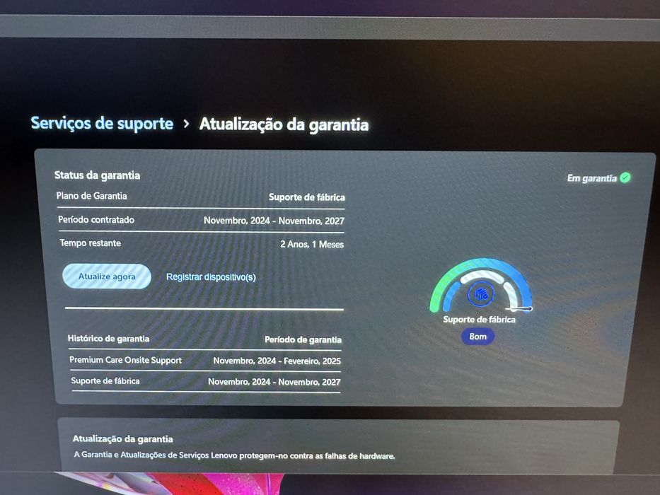 Troco/vendo Legion 5i 14650hx, rtx 4070, 32 gb ram e 2 tb ssd m2