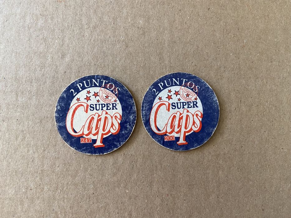 Super Caps - tazo, tazos, żetony, lata 90