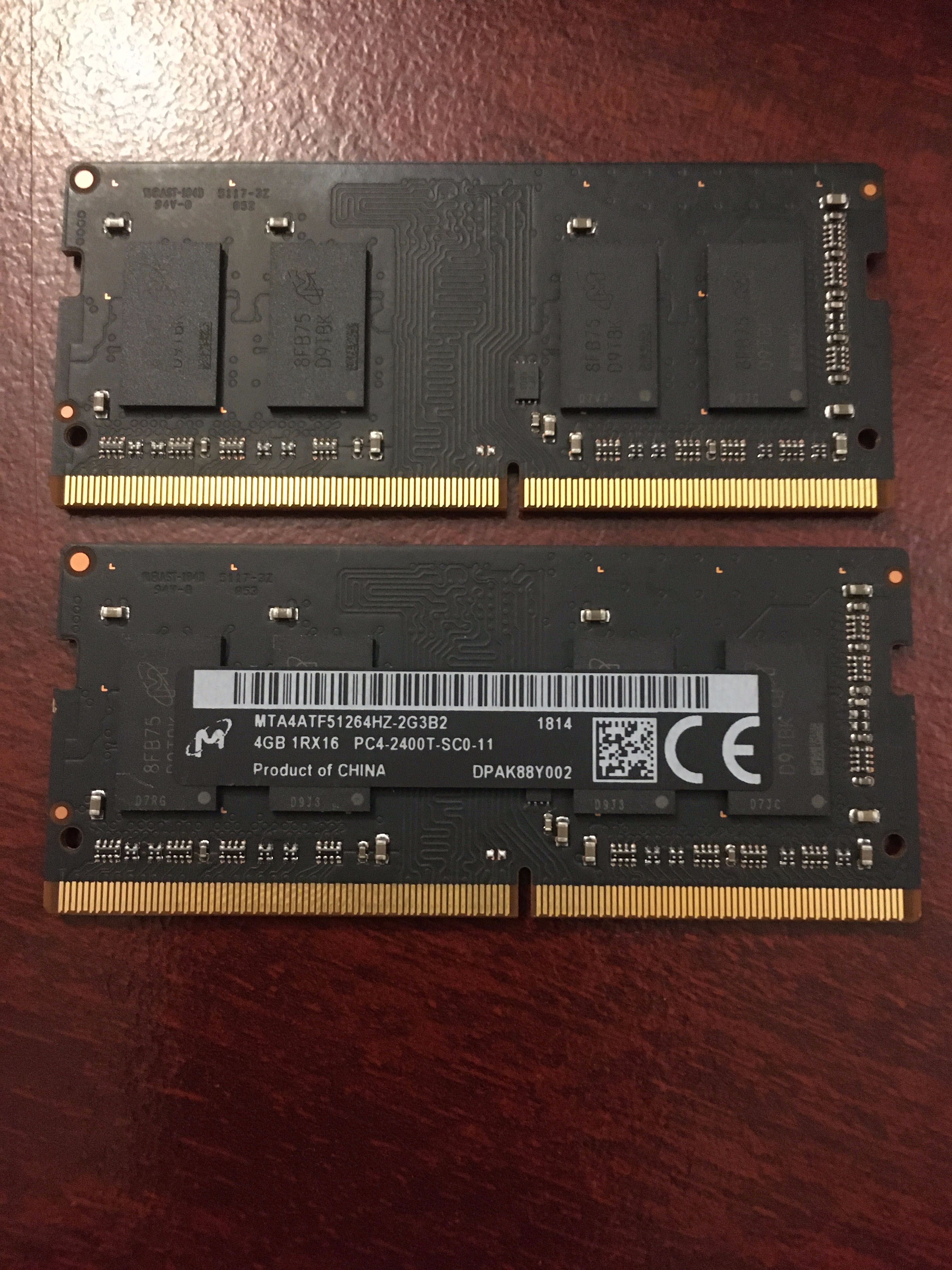 Memórias RAM 2 X 4GB