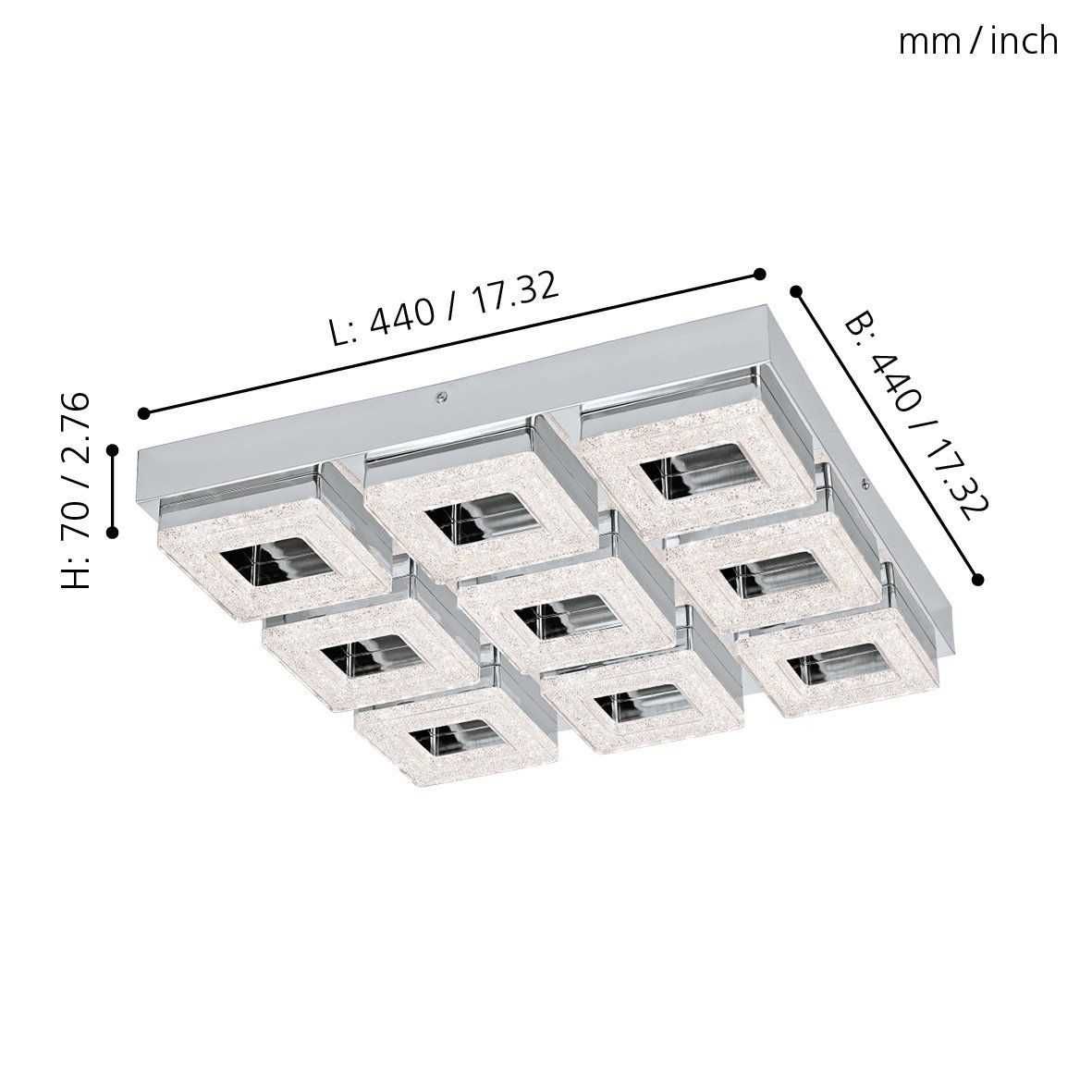 Lampa sufitowa eglo fradelo 95658