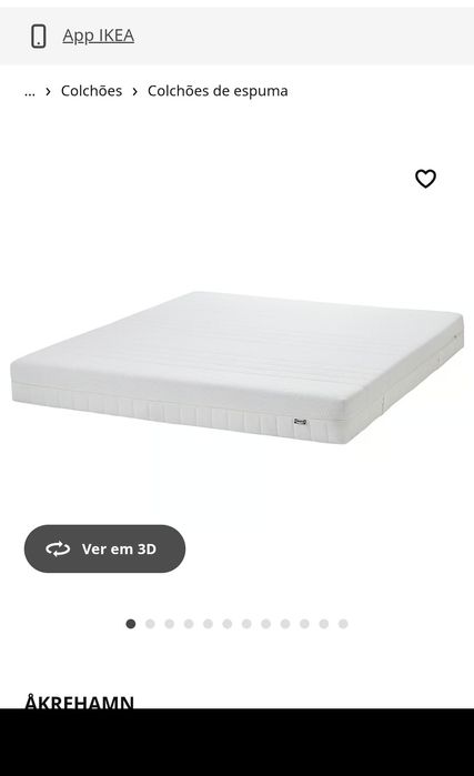 Colchão 140x200 ikea