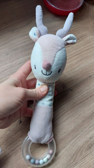 Smiki grzechotki, gryzak, wańka wstańka, renifer Oliwia