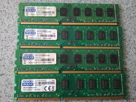 Память  ОЗУ Goodram DDR3 16Gb = 4Gb x 4 GR1333D364L9/4G идеал комплект