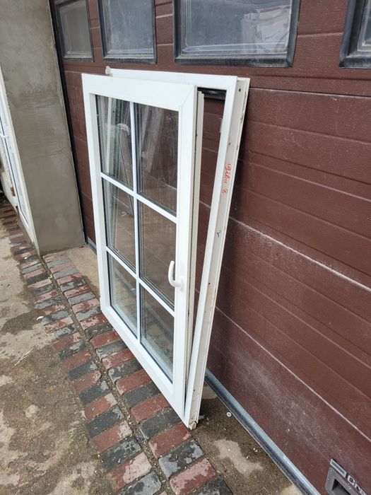 Okno okna ze szprosem krzyżem 110x170/173 pcv DOWÓZ CAŁY KRAJ