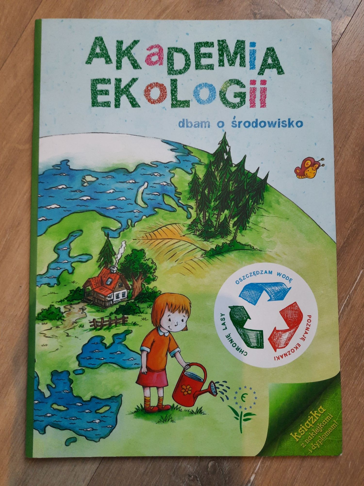 Akademia ekologii dbam o środowisko - Skrzat książka naklejki