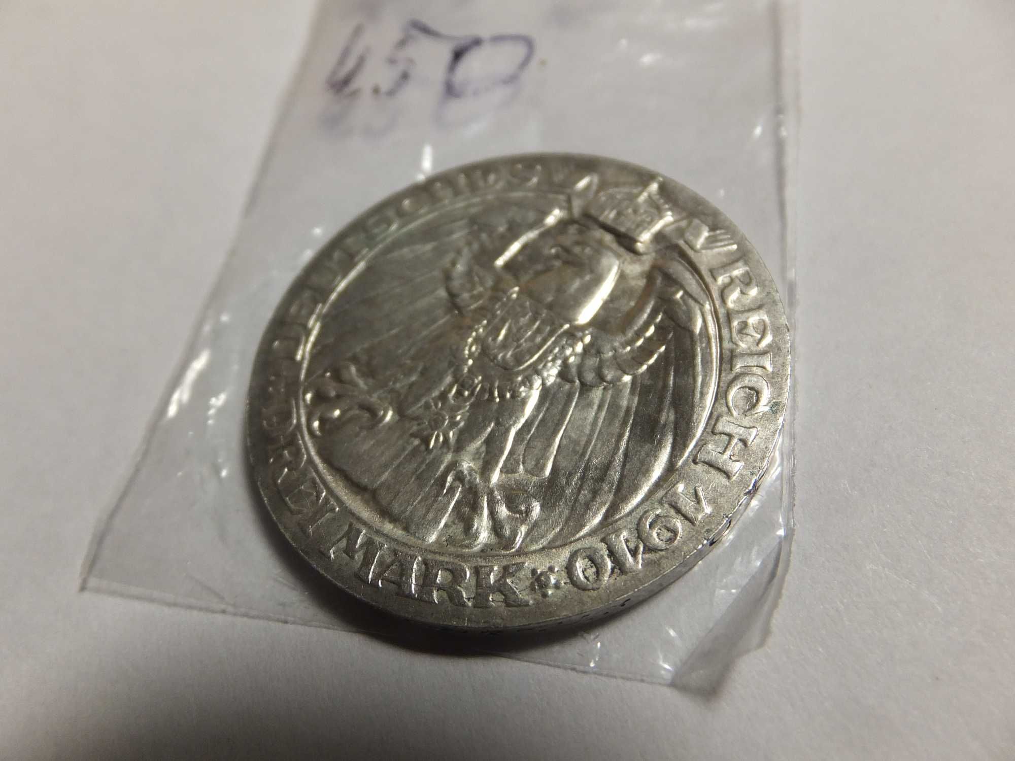3 marki 1910 uniwersytet Berlin  Stan