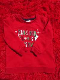 Sweter świąteczny dla dziewczynki + gratis
