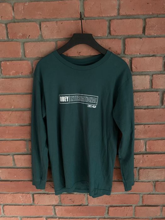 Obey męska koszulka z długim rękawkiem s