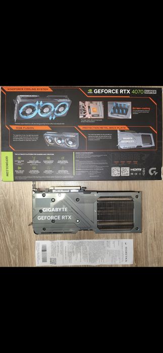 Відеокарта GIGABYTE GeForce RTX 4070 SUPER GAMING OC 12G