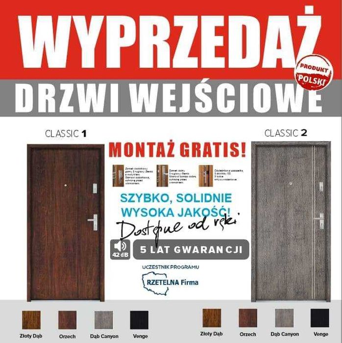 Drzwi zewnętrzne wejściowe do mieszkań antywłamaniowe wyciszone