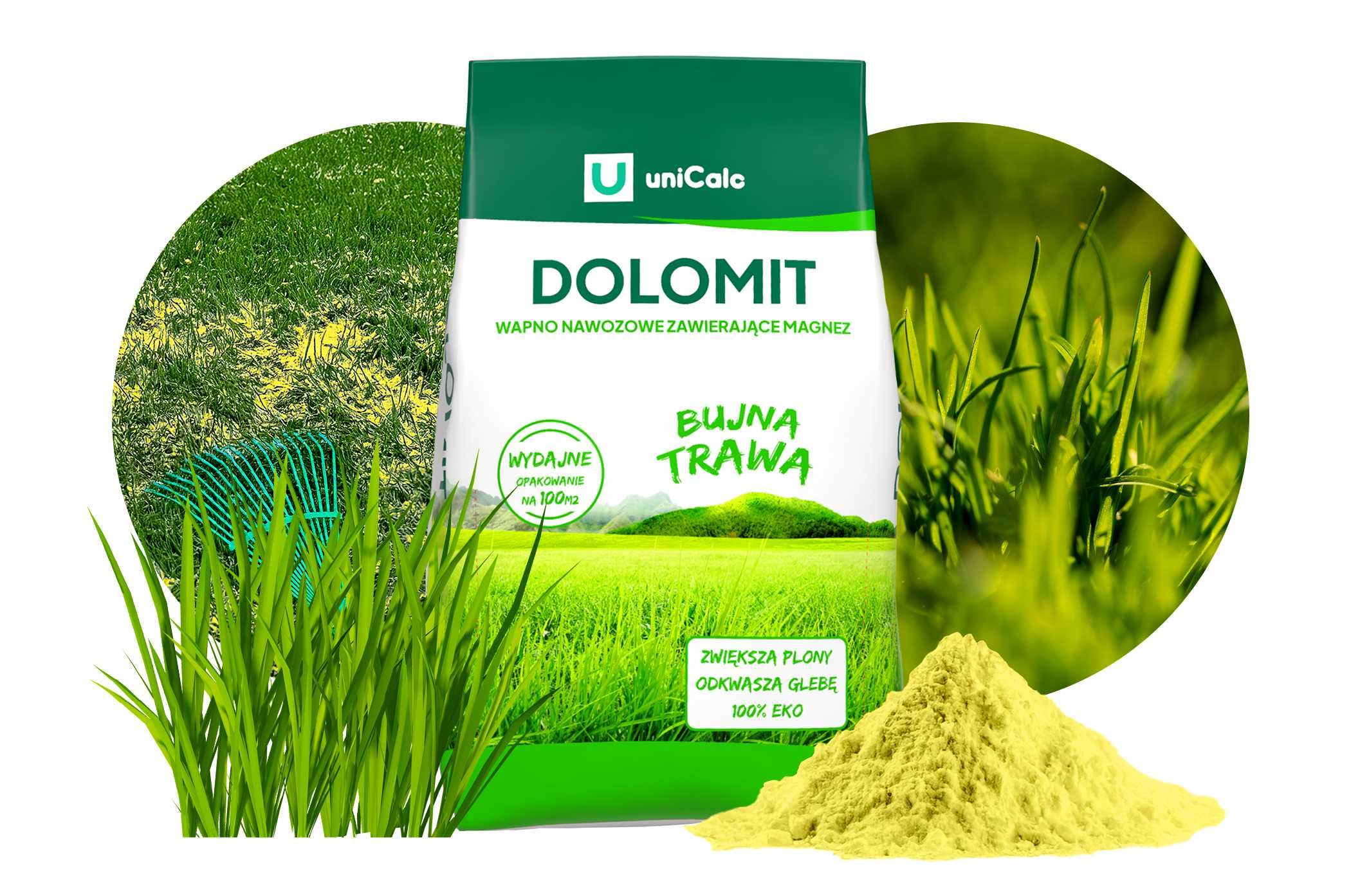 Wapno Dolomitowe Nawóz do Trawy Dolomit 25 kg możliwa wysyłka