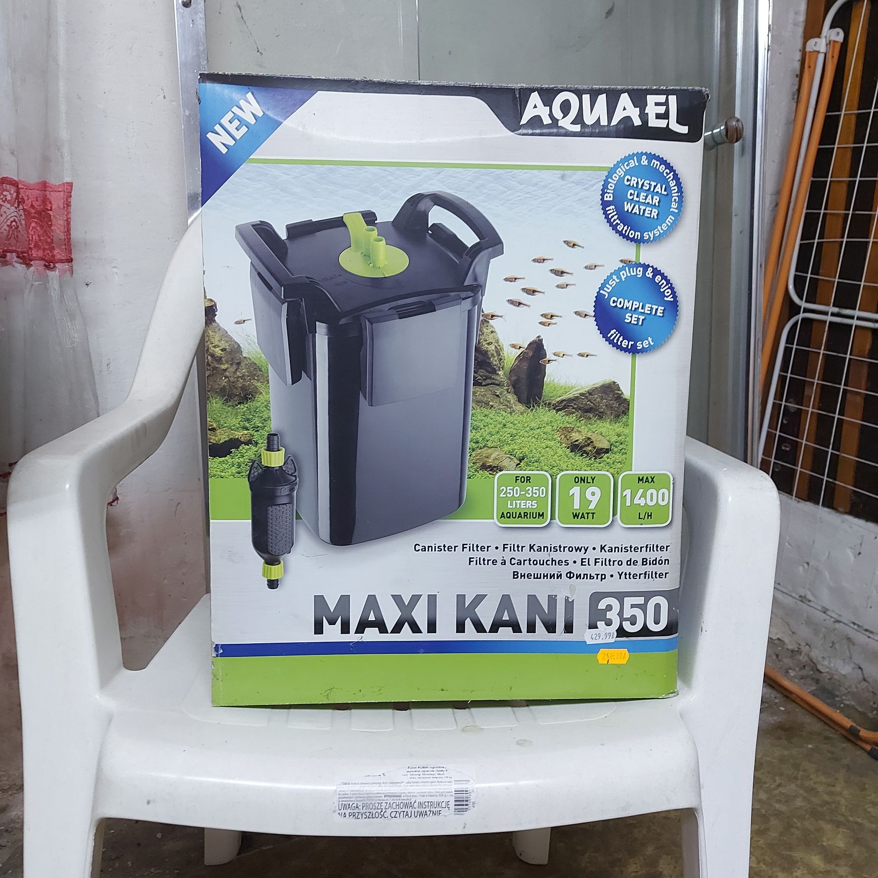 Aquael maxi kani 350 filtr do akwarium