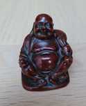 Figurka Wesoły Budda ceramika porcelana dekoracja ozdoba medytacja
