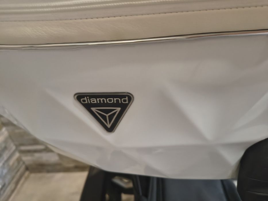 Wózek 2w1 Junama Diamond biało- beżowy