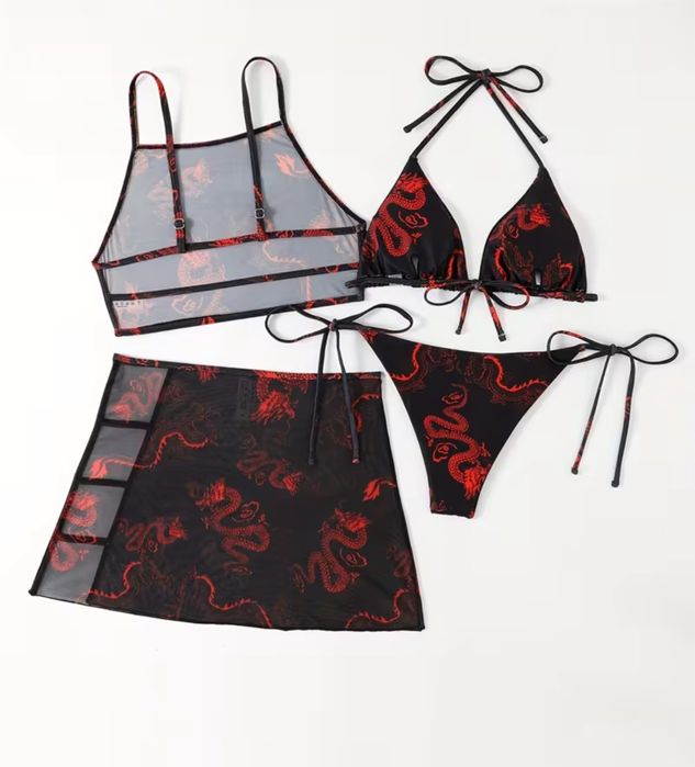 Купальник з драконом С-М