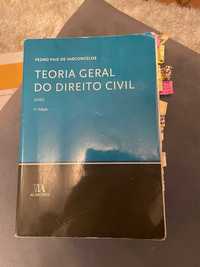 livro teoria geral do direito civil - pedro pais de vasconcelos- almed