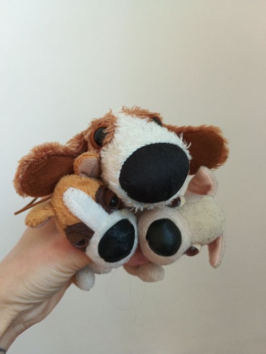 Małe maskotki The Dog 3 sztuki