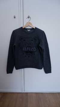 Tiger Sweatshirt Kenzo tamanho S mulher (Camisola algodão cinzenta)