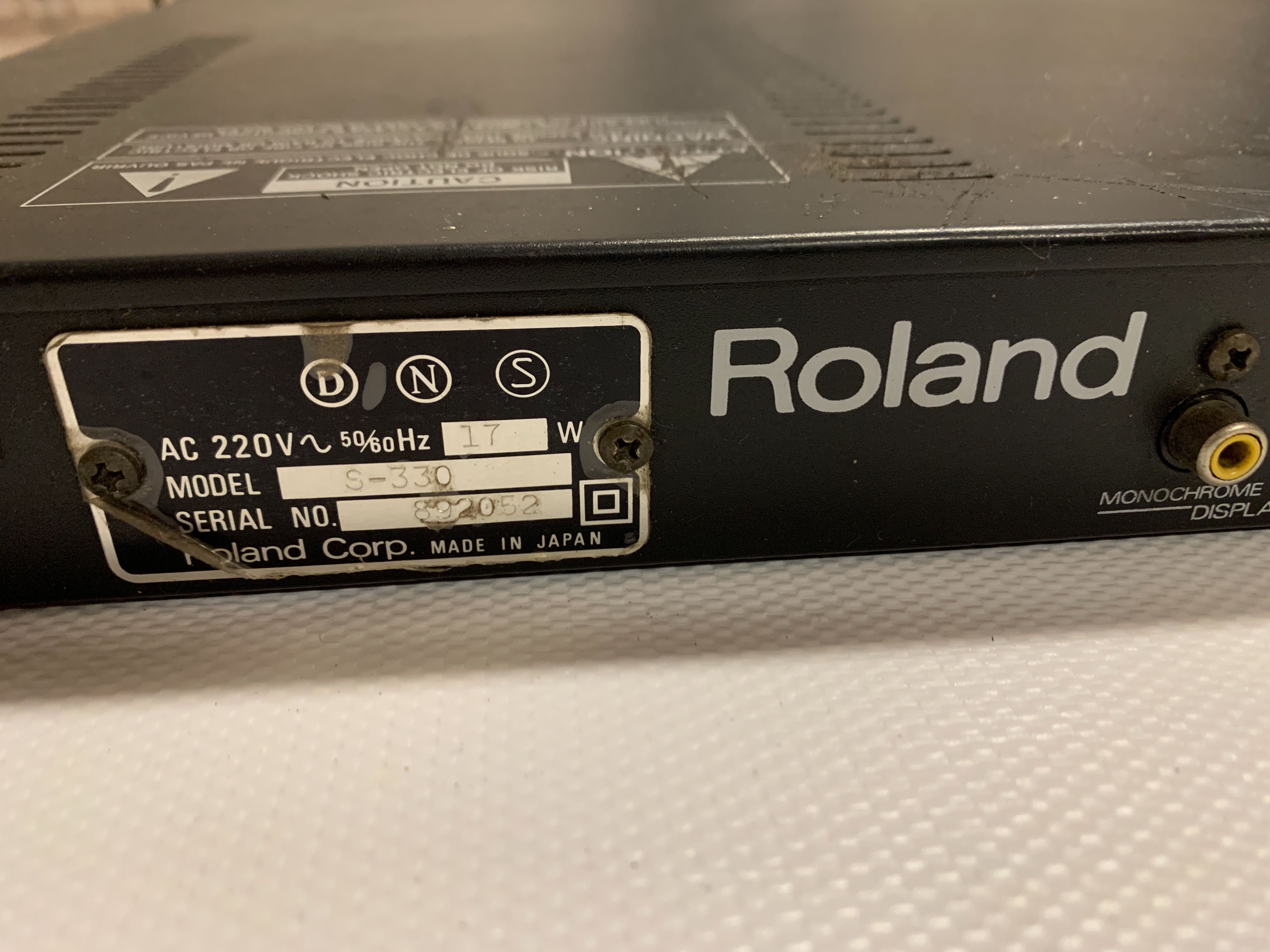 Roland Sampler S-330+Director S Software