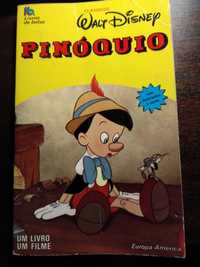 Livro "Pinóquio", de Walt Disney