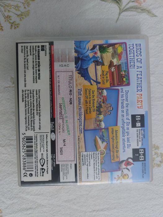 Vendo Jogo Rio para a Nintendo DS