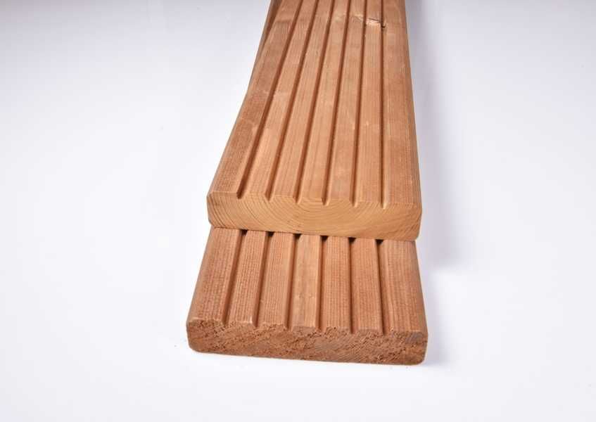 Deski tarasowe 26x116 mm termo sosna deska thermo Gładka Ryflowana