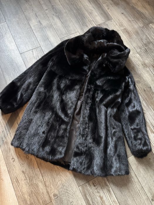 Новая норковая шуба блэкглама!размер S