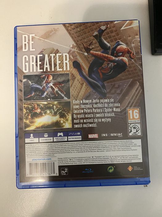 Gra Spiderman Ps4/Ps5