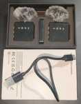 Microfones de lapela com receptor wi-fi
