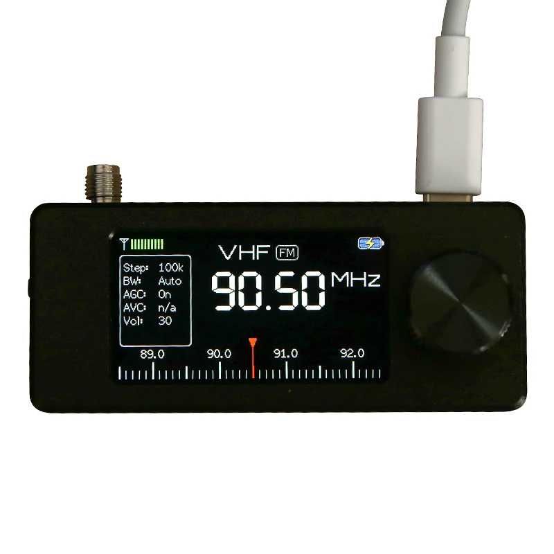 Radio nasłuchowe wersja V2 ATS-mini ESP32 SI4732 SSB 2 anteny!!!