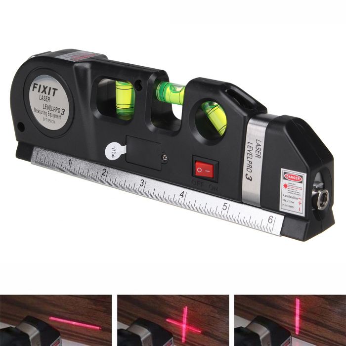 Fita métrica com nível Laser FIXIT Level Pro 3