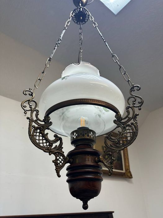 Люстра на 1 лампу бронза 7088