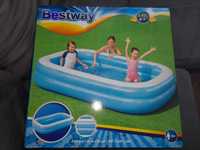 Nowy Bestway Basen ogrodowy dmuchany 2.62m x 1.75m x 51cm