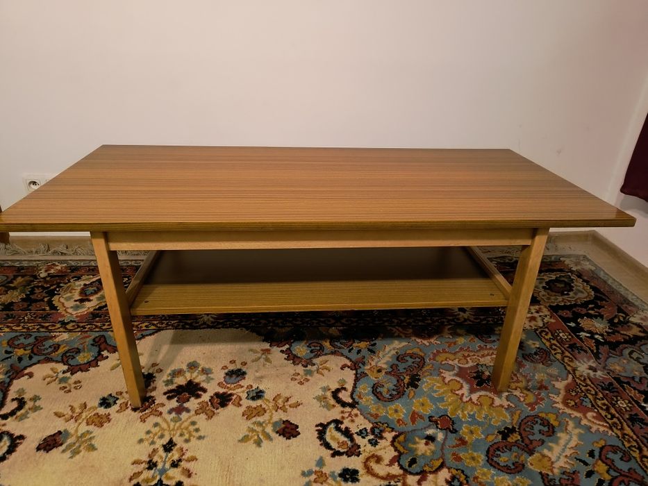 Stolik/ława z półką PRL