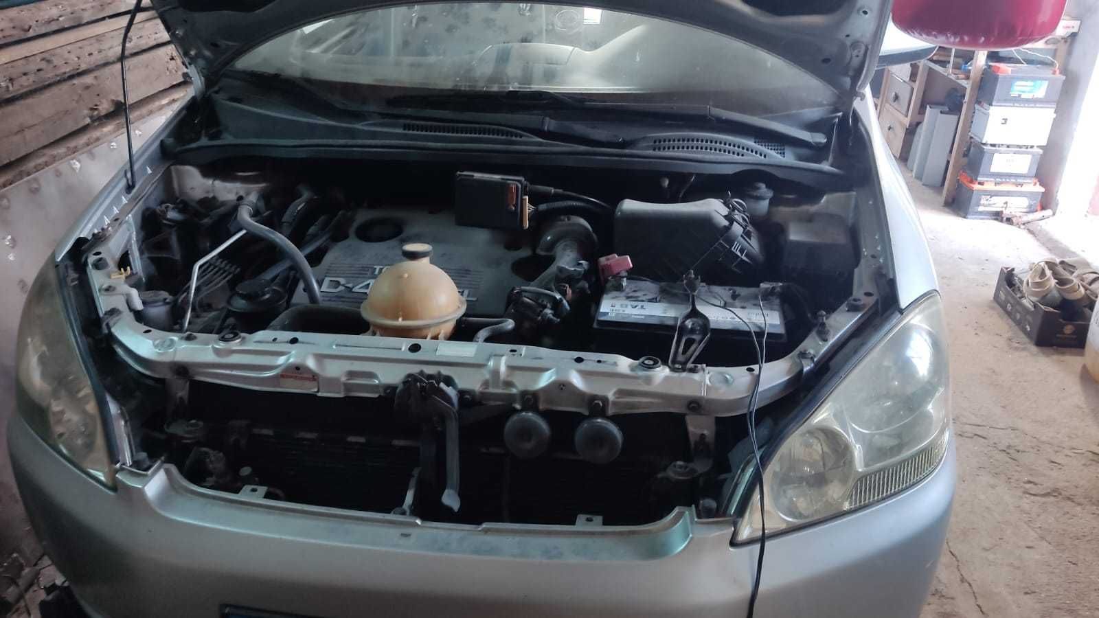 Разборка Toyota Avensis Verso 2,0 diesel (капот,крыло,дверь,фонарь)