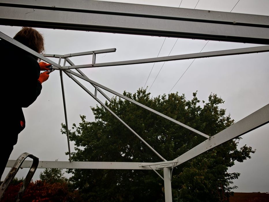 Wiata ogrodowa-konstrukcja 4x3