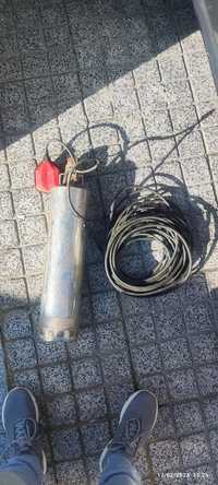 Bomba agua para poço com cabo eletrico