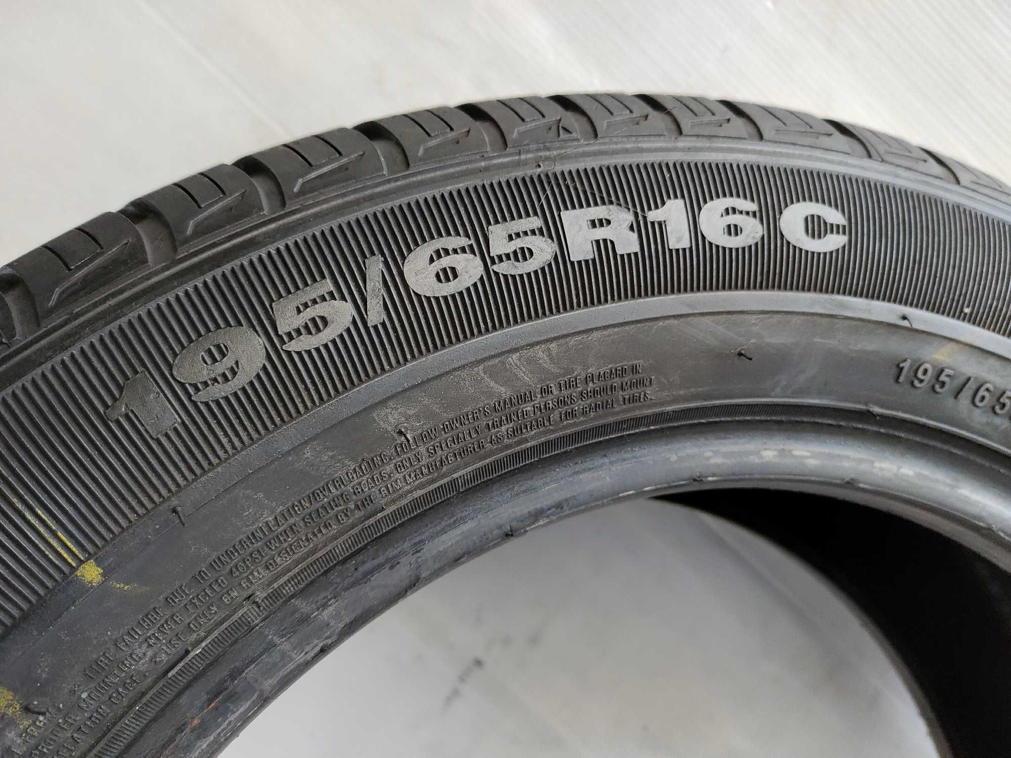 Opony Letnie 195/65/16C Kumho 4szt 7,5mm