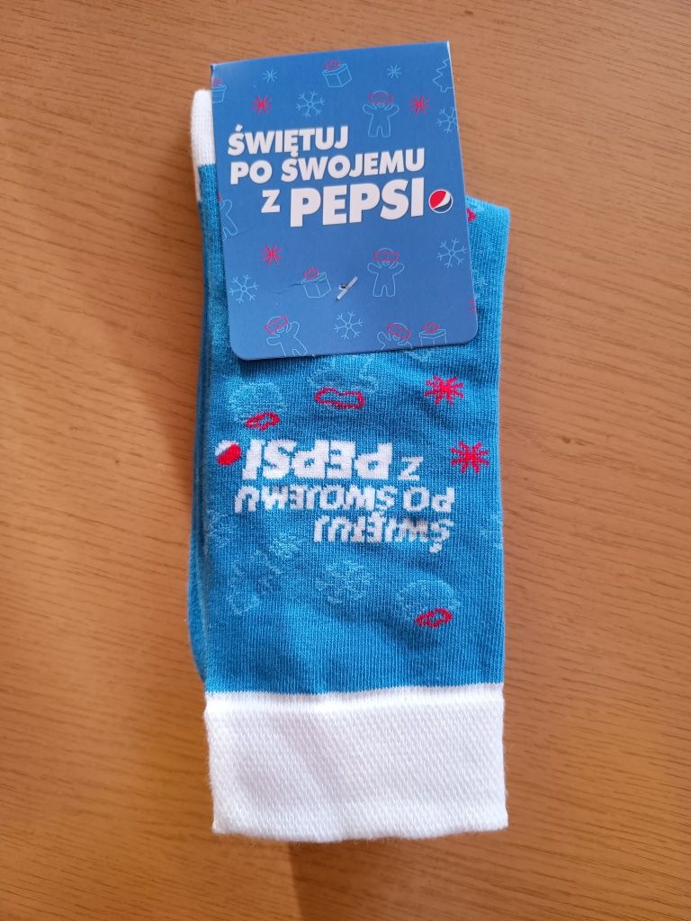 Skarpetki męskie Pepsi rozmiar 41-46 skarpetki świąteczne na prezent