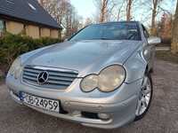 Mercedes-Benz W203 C Klasa Coupe, C200  2.0 Kompresor 163KM, BDB Stan.