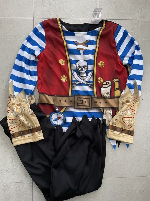 Kostium stroj przebranie roz.7/10 lat Pirat balik karnawal