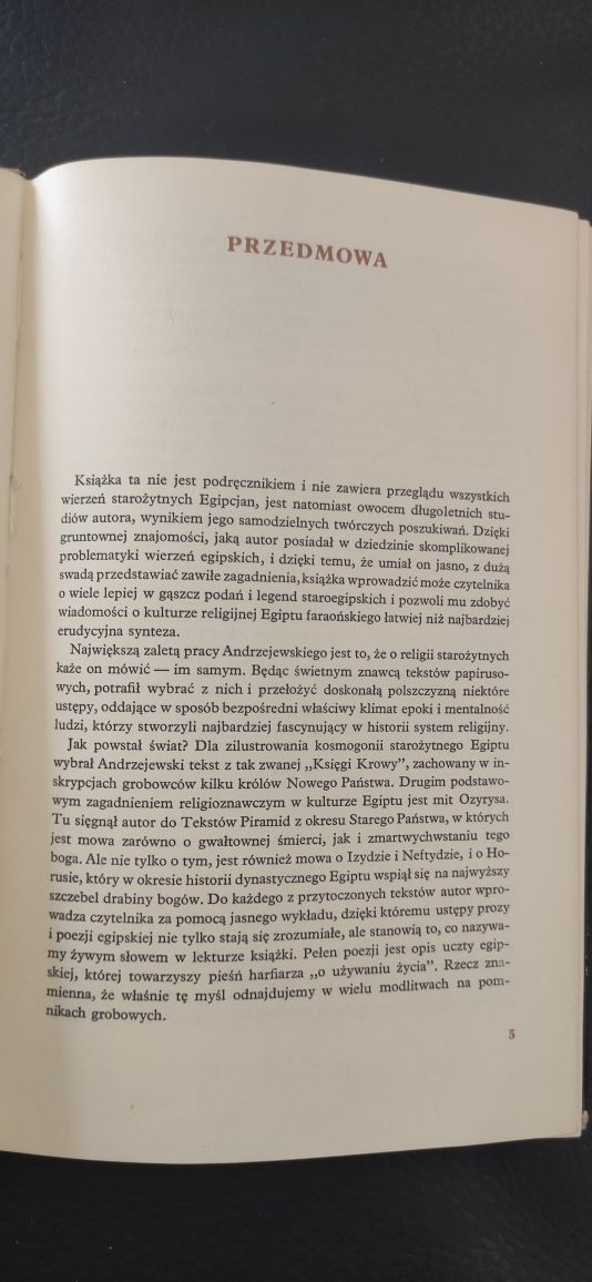 "Dusze boga Re" Tadeusz Andrzejewski