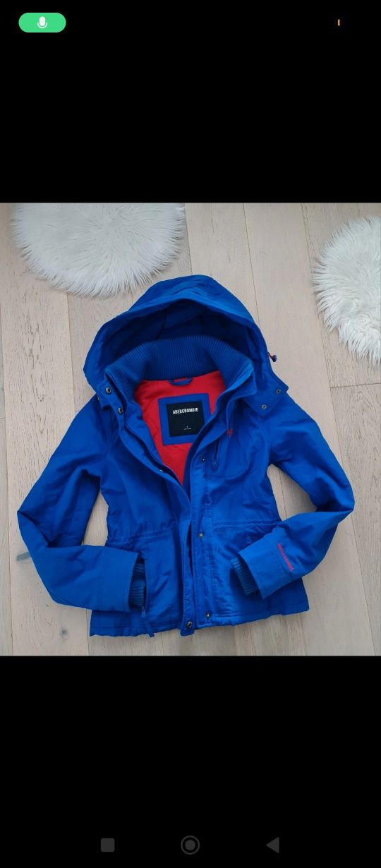 Abercrombie S kurtka zimowa ocieplana parka